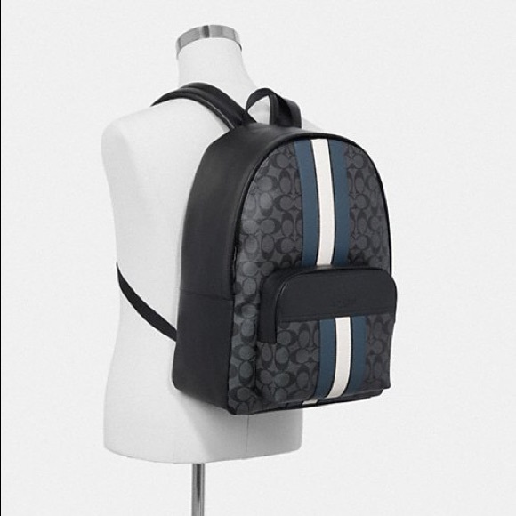 Houston Varsity Stripe Signature Canvas Leather - Picture 3 of 8